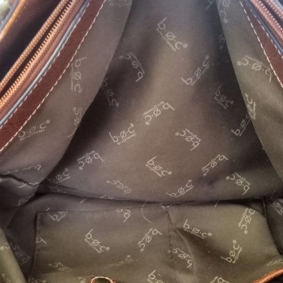 B.O.C Born Concept Faux Leather Woven Knit Shoulder Bag - Picture 9 of 13